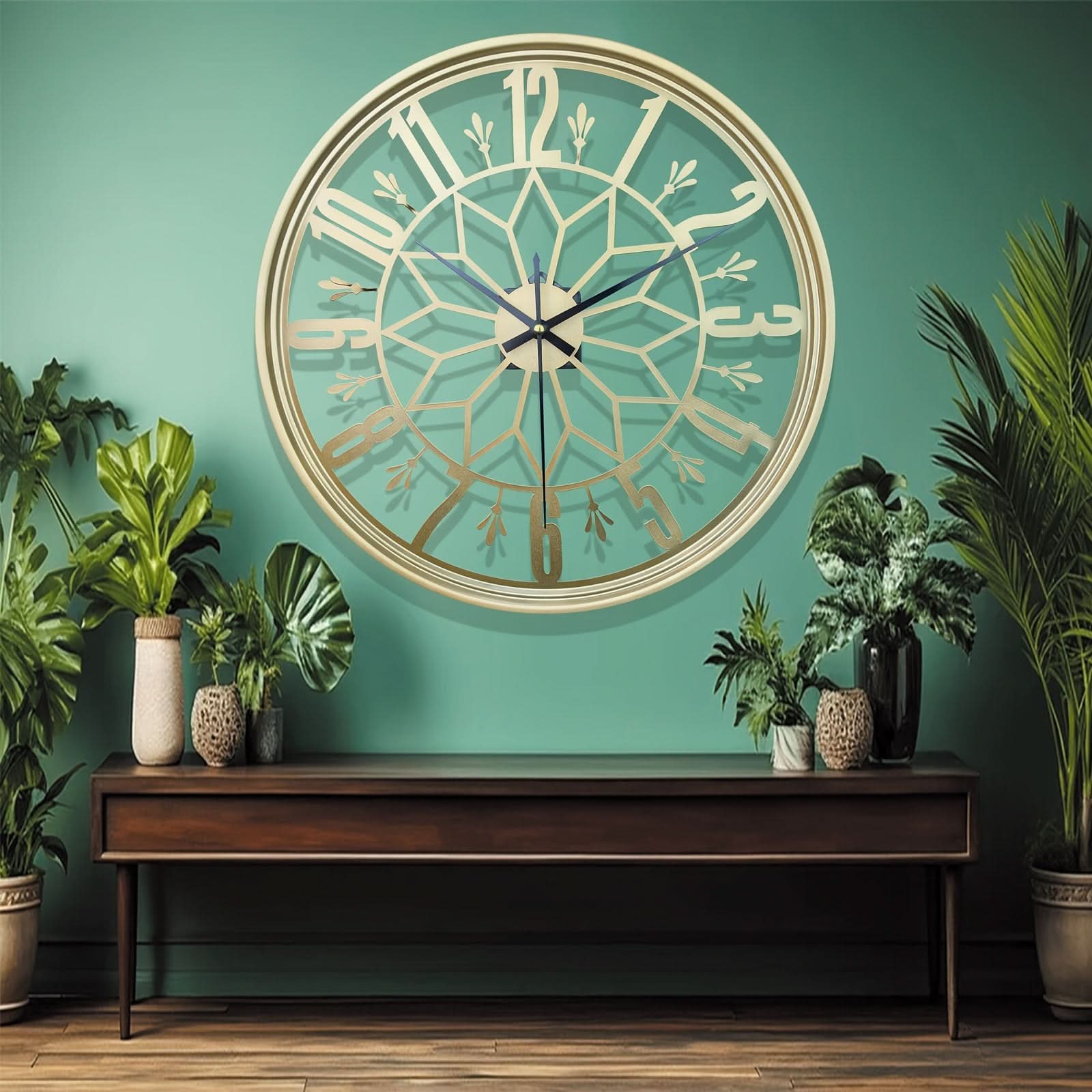 40 cm Contemporary Iron Wall Clock in Modern Design