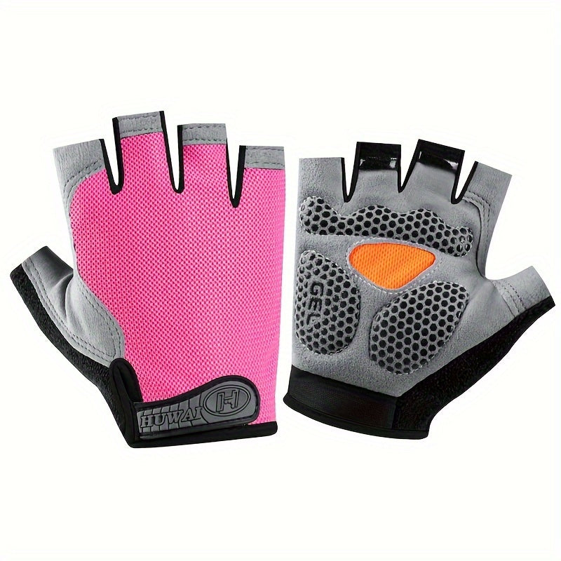 Versatile Outdoor Half Finger Gloves for Active Adventures