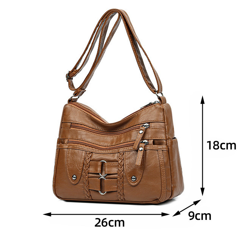 VeroLuxe™ Soft PU Leather Bag — Glide Through Your Day with Unshakable Style and Effortless Control