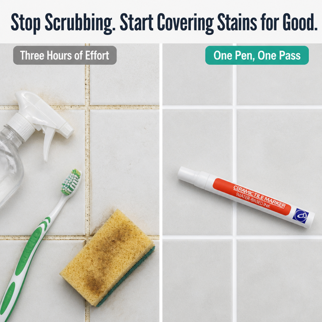 BioShieldSeal™ — Restore Yellowed Grout Lines to Fresh White in 20 Minutes