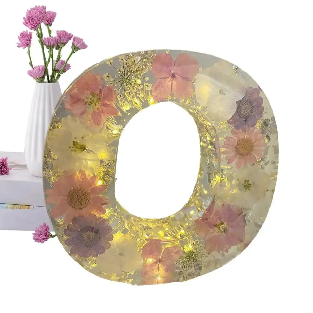 FloraLetter™ — Personalize Your Space with Handcrafted Floral Resin Art
