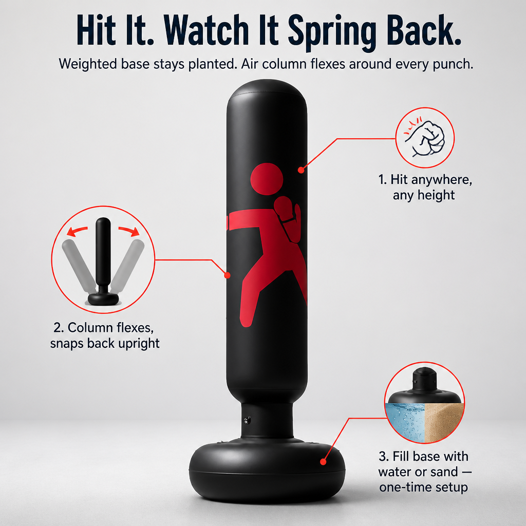 BounceBattler™ — Burn Off Extra Kid Energy Indoors Without Turning On A Screen
