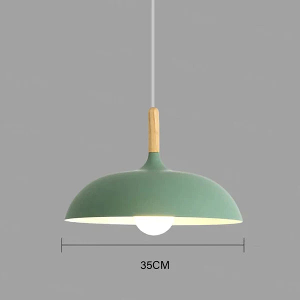 Ceiling Lamp Made from Northern Oak
