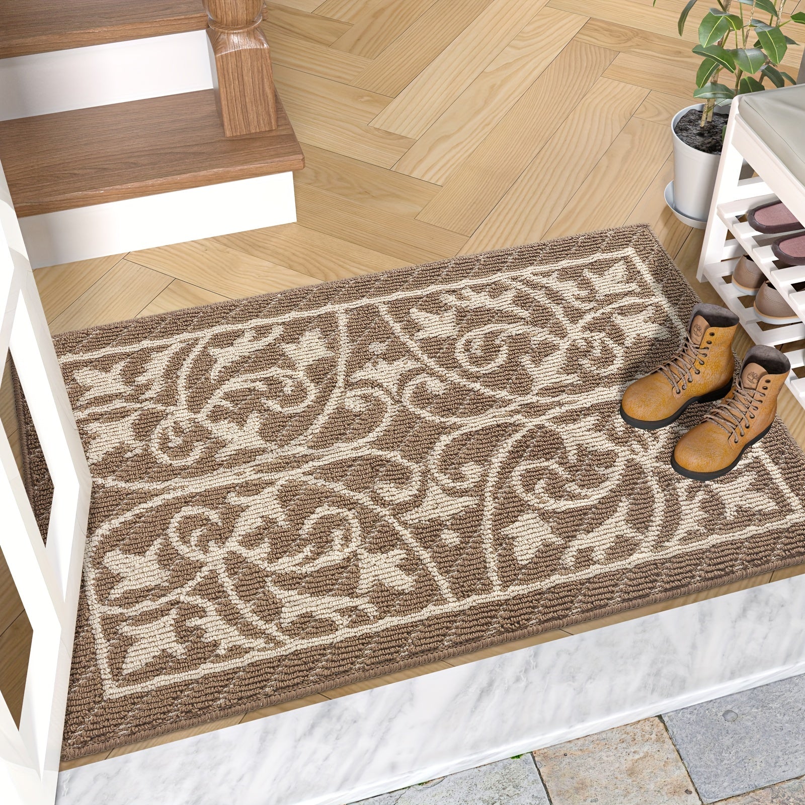 SafeStep - Sleek Indoor Entryway Rug with Non-Slip Feature