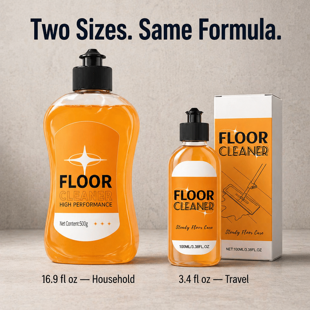 FloorLuxe™ — Mop Wood, Tile, and Bamboo Free of Sticky Chemical Residue