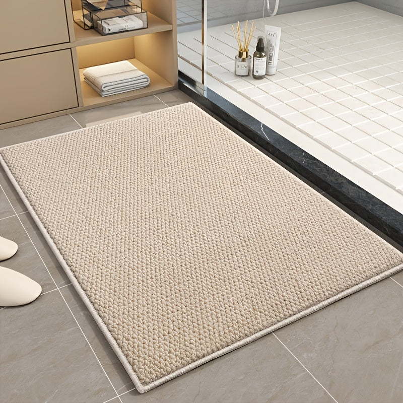 Cozy Welcome Mat with Pineapple Design and Non-Slip Base