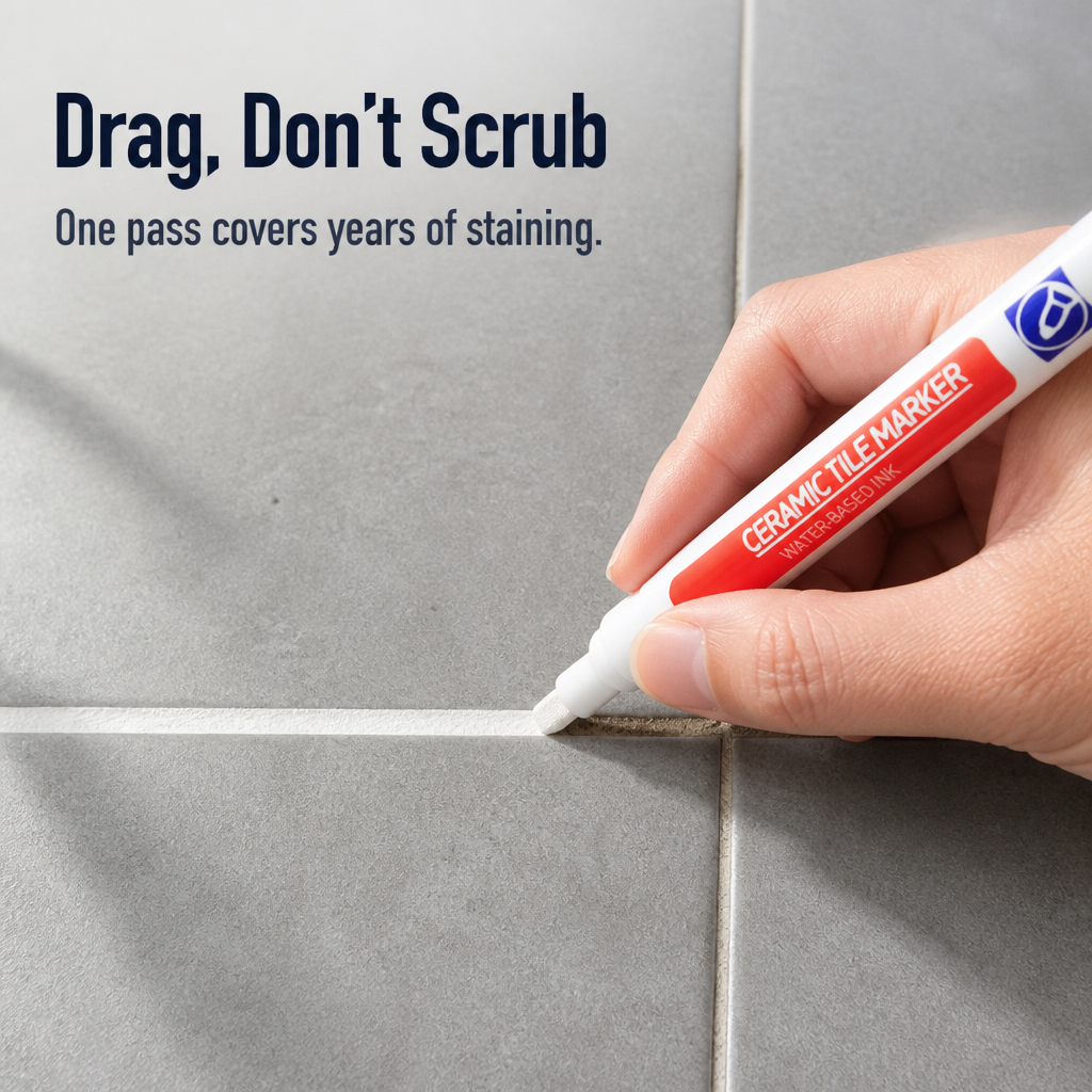 AquaShield™ — Conceal Stained Grout Fast Without Re-Grouting or Scrubbing