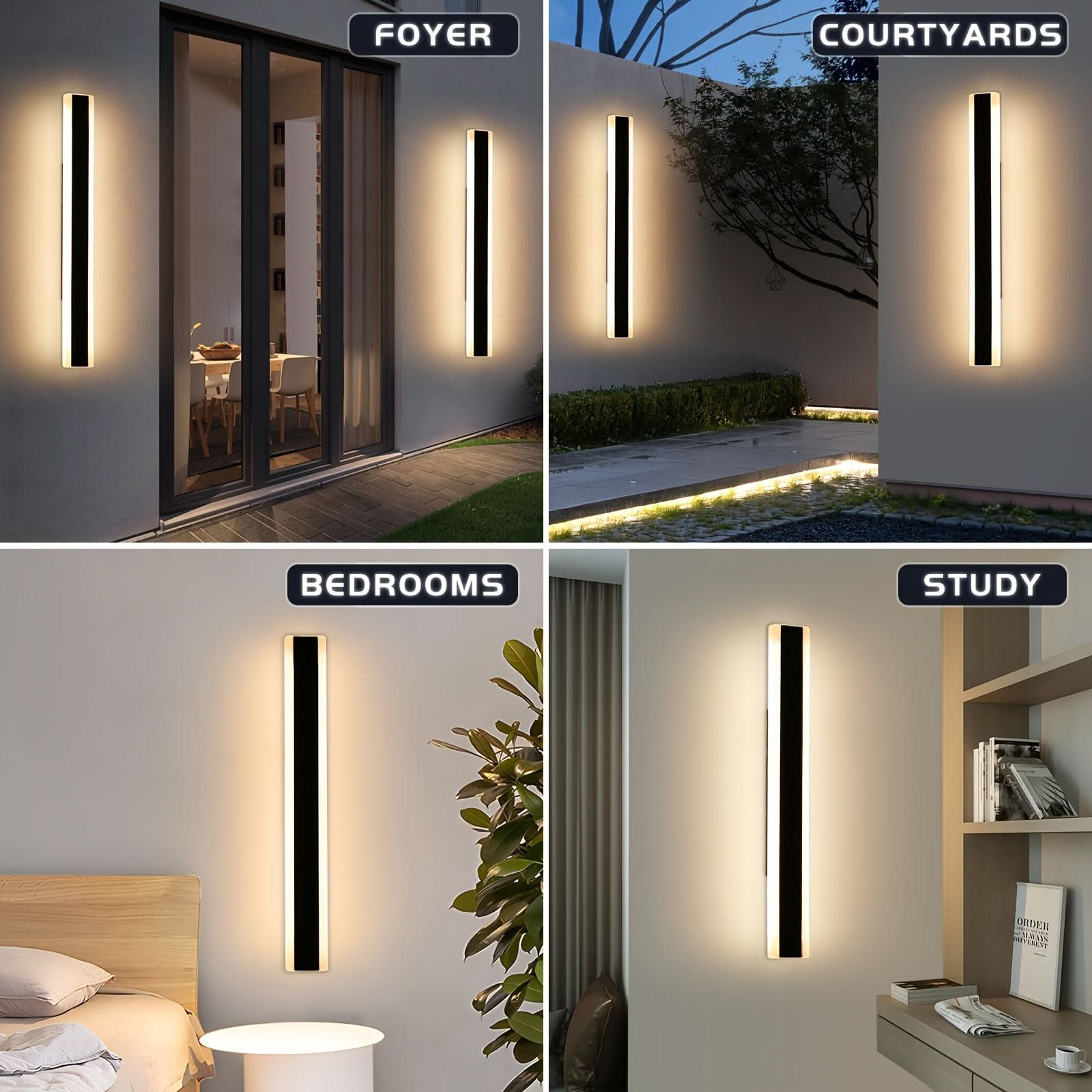 Outdoor Linear Wall Strip Light for Illumination