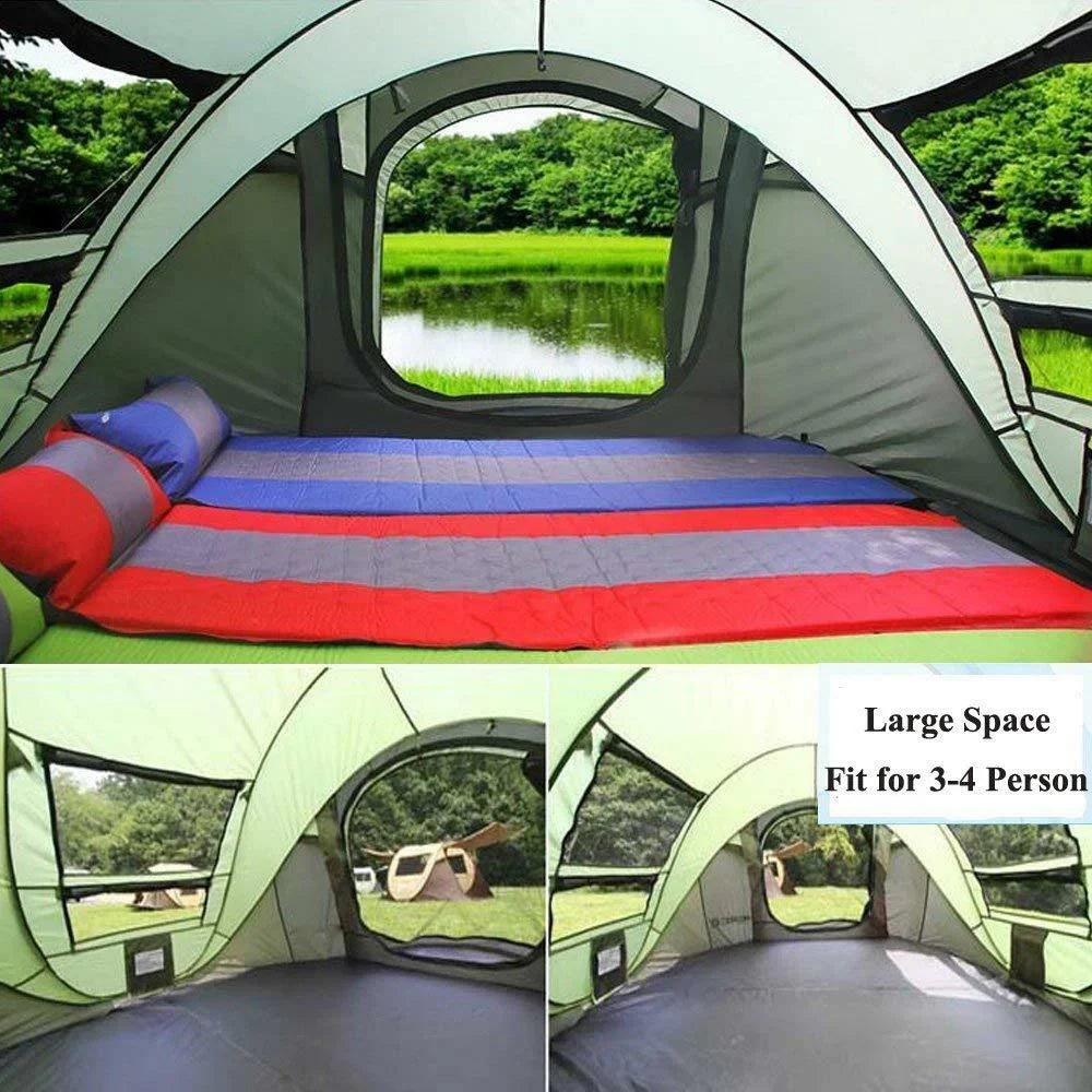 Quick-Setup 4-Person Camping Tent - Waterproof & Portable
