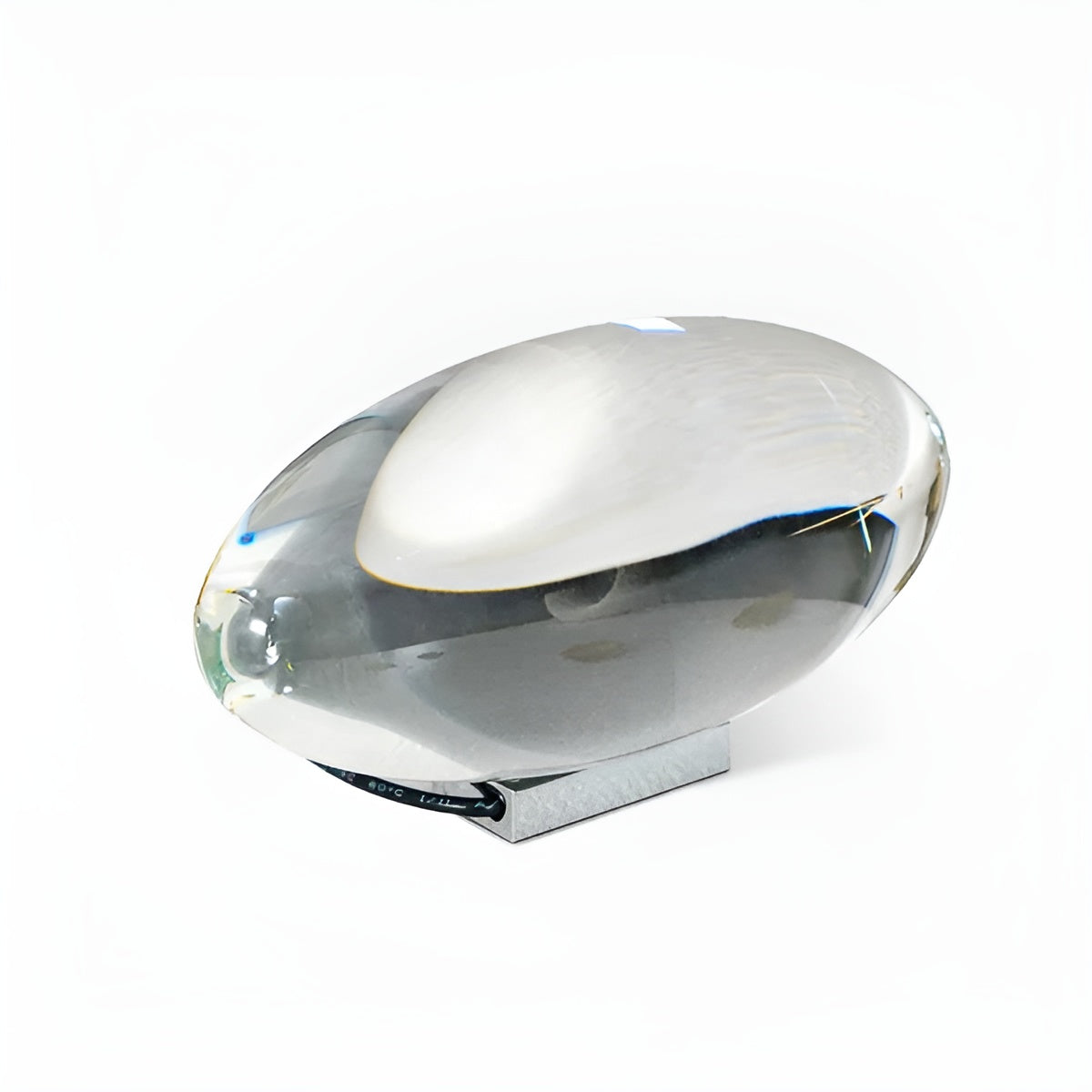 Oval Shaped Table Lamp with Warm Ambient Glow