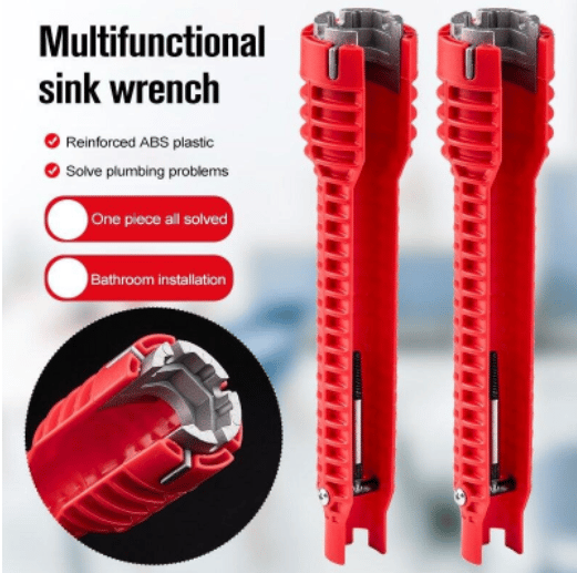 GripMax™ Pro Wrench — Conquer Tight Spaces and Fix Plumbing Without the Struggle