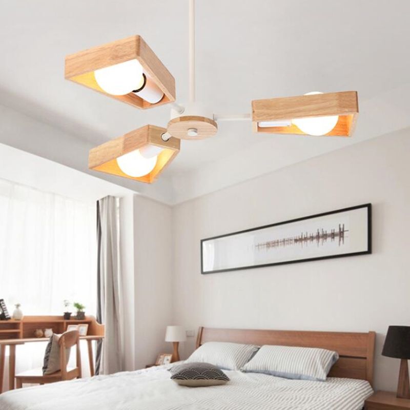 Timber Sputnik Pendant Light Fixture
