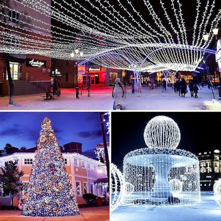 LED Holiday Tree String Lights – Vibrant & Stable Christmas Decor Illumination