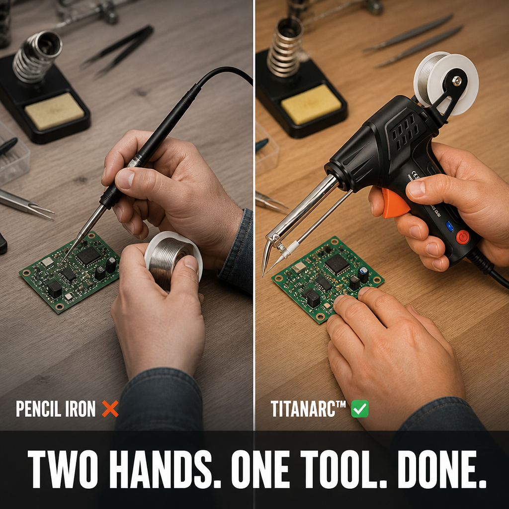 TitanArc™ — Squeeze the Trigger, Deliver Flawless Solder Joints Single-Handed