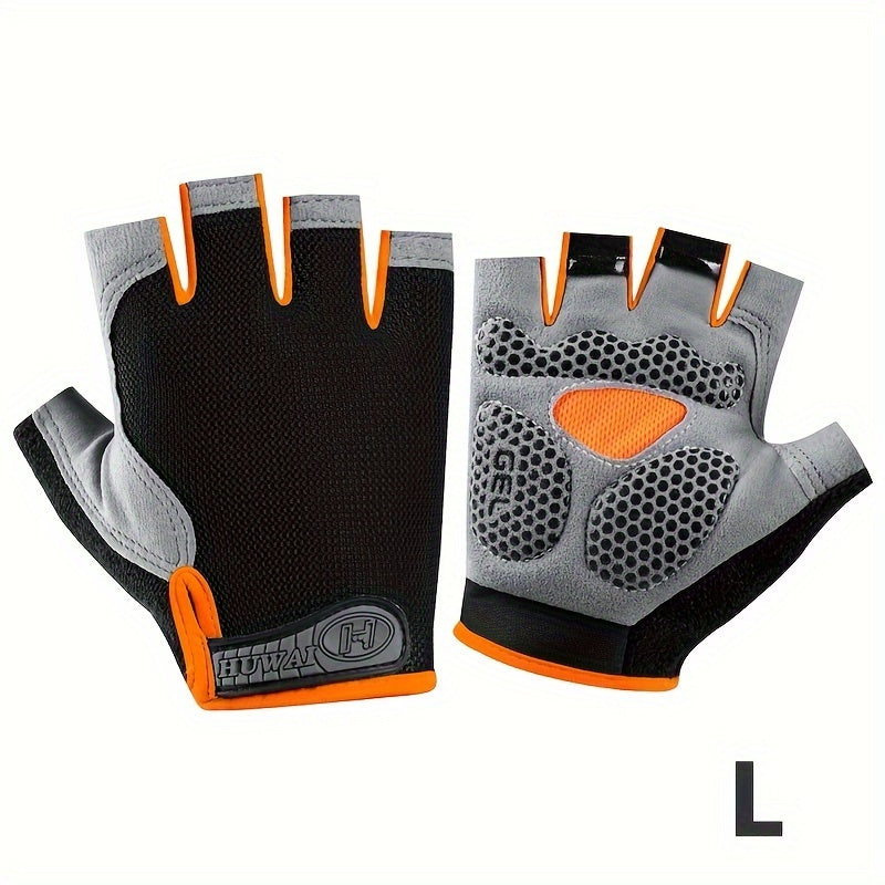Versatile Outdoor Half Finger Gloves for Active Adventures
