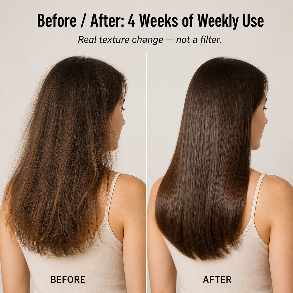 LustraLuxe™ — Repair Damaged Hair Deeply in Just 5 Minutes Weekly