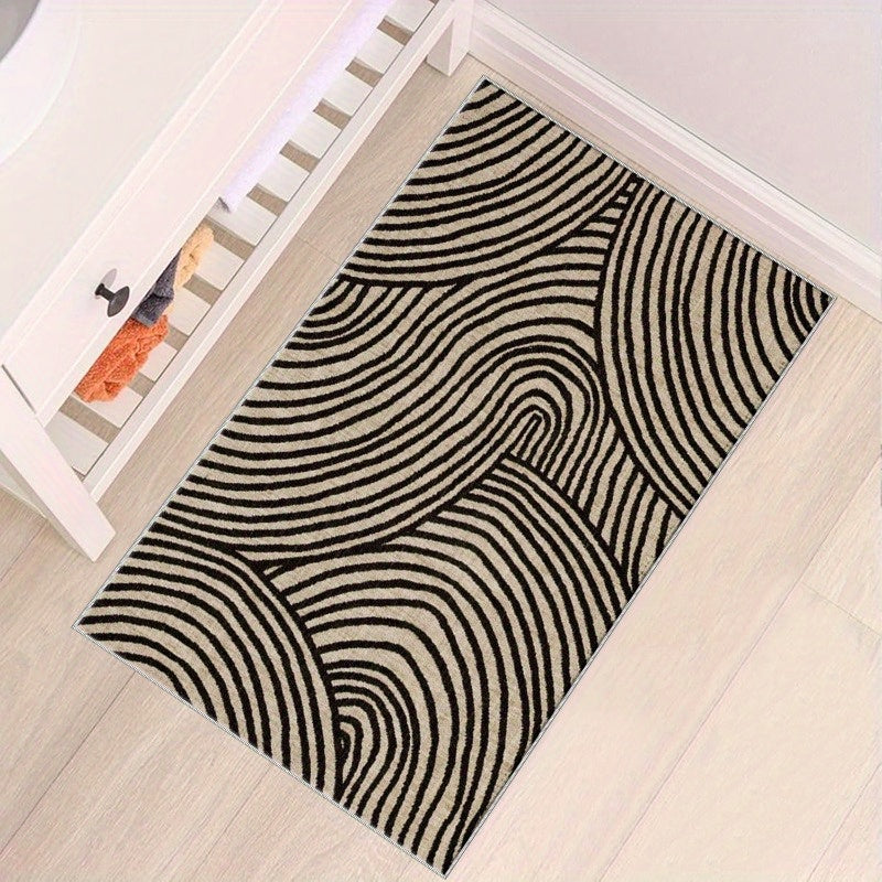 Chic Swirl Design Entry Mat for Any Space
