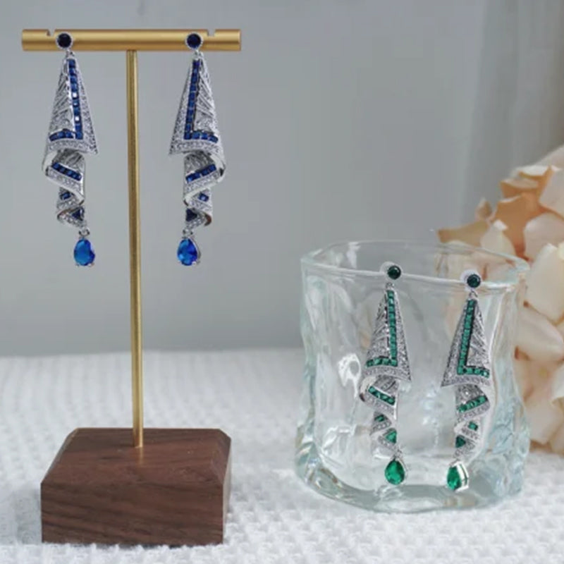 SereniSapphire™ Earrings — Ignite Unstoppable Confidence with Feather-Light, Hypoallergenic Elegance