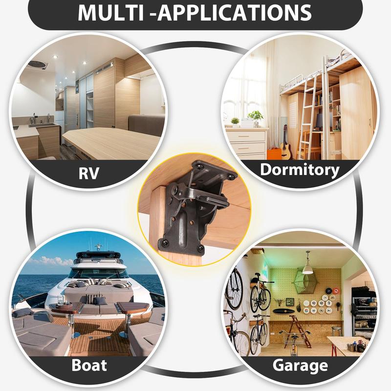 SteelFlex™ Corner Brackets — Unshakable Strength That Folds Away to Free Your Space