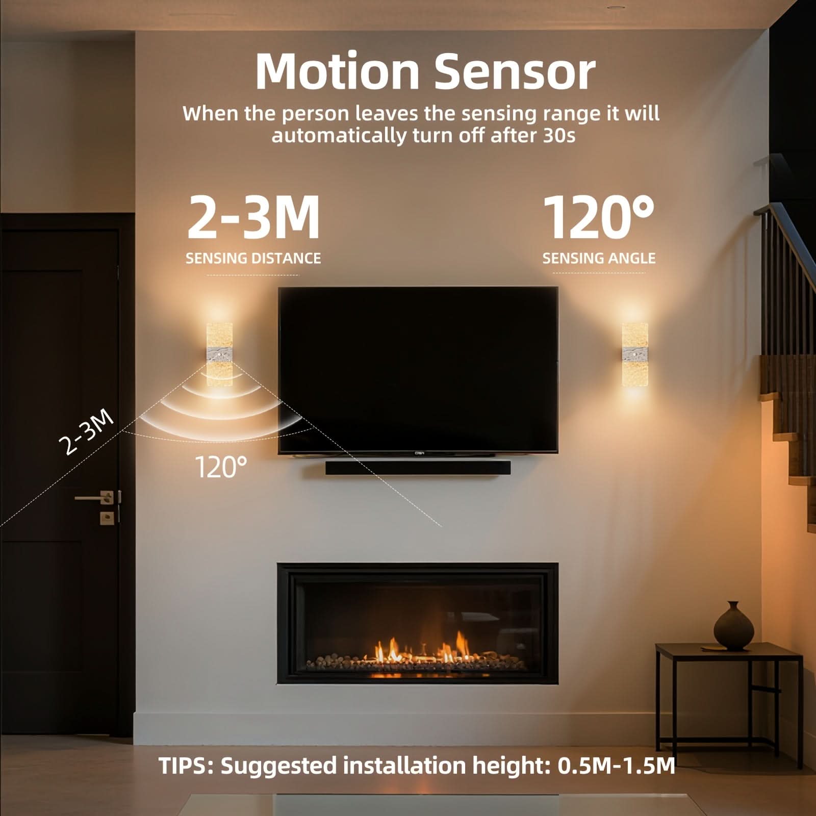 Rechargeable LED Lamp with Motion Sensor Feature
