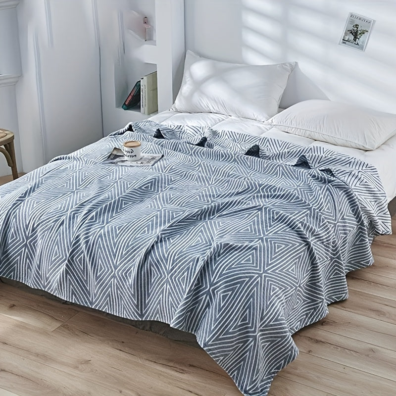 Breezy Blossom – Lightweight Floral Comfort Blanket