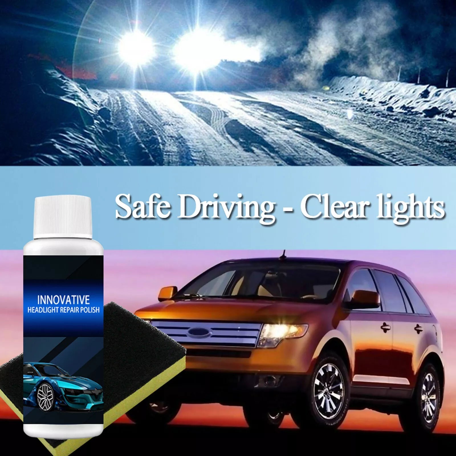 LumaShield™ — Drive Safely with Crystal-Clear Headlights That Defy Darkness