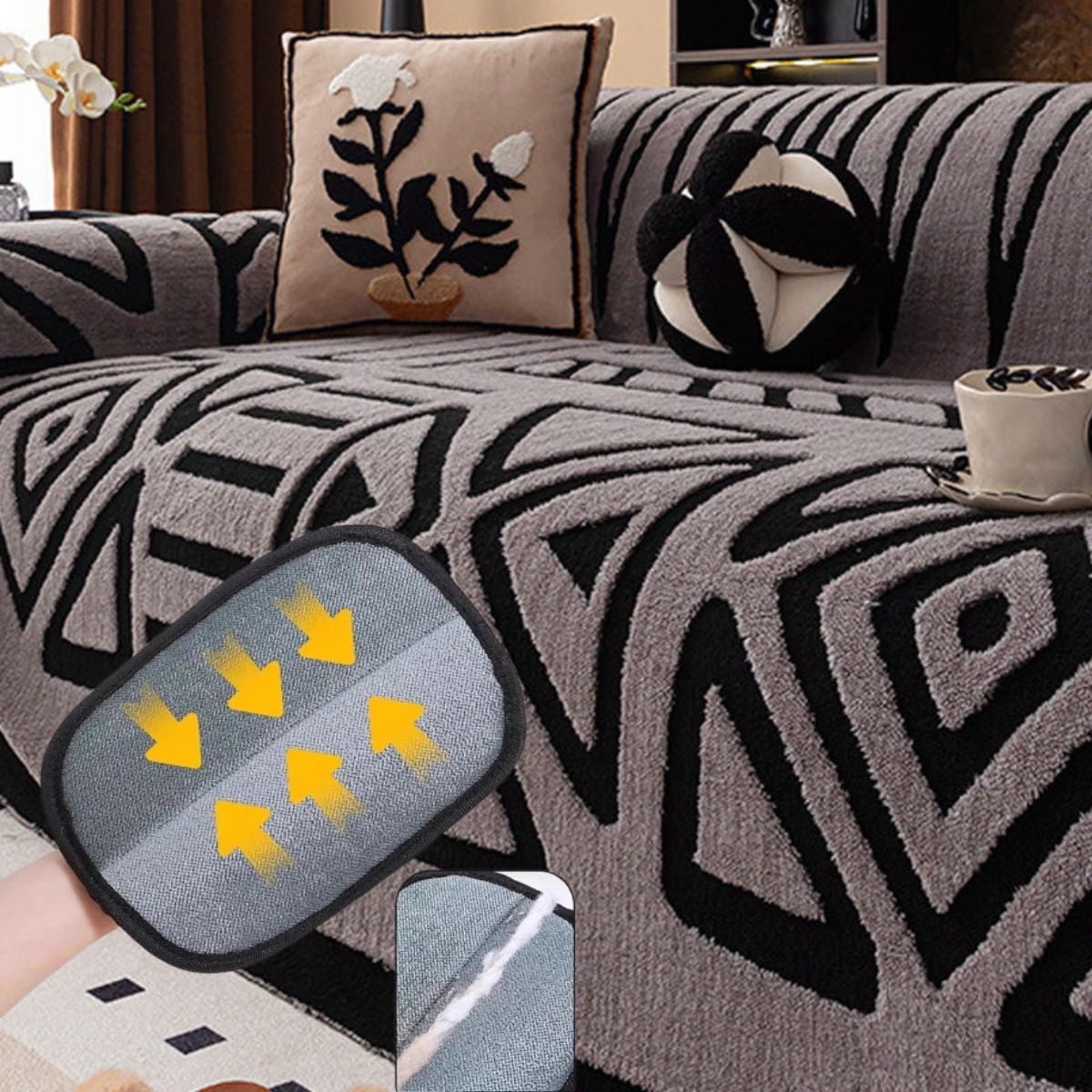 LumiNest™ Plush Sofa Cover — Wrap Your Sofa in Unshakable Comfort and Plush Luxury