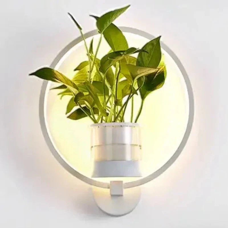 Wall Lamp with Botanical Theme