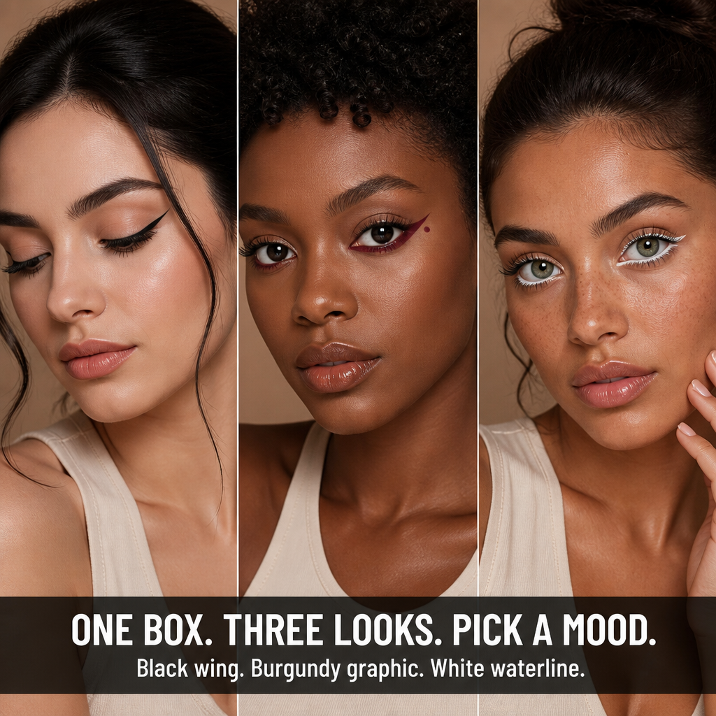 VexaLuxe™ — Create 10 Styles Using One Box of Silky Gel Liners