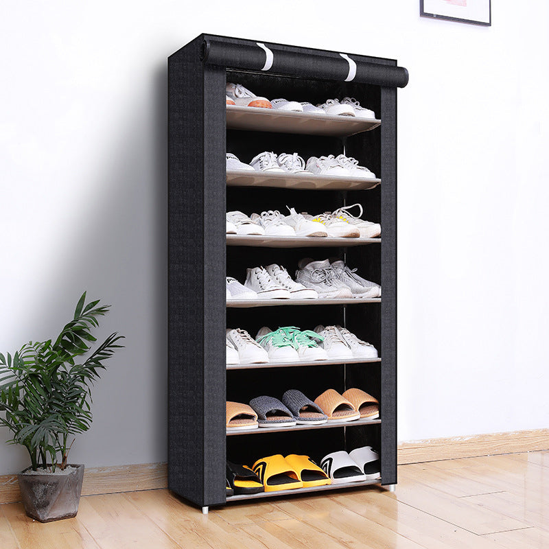 Freestanding Shoe Organizer | Dust-Resistant Cover | Tool-Free Setup | ShoeGuard