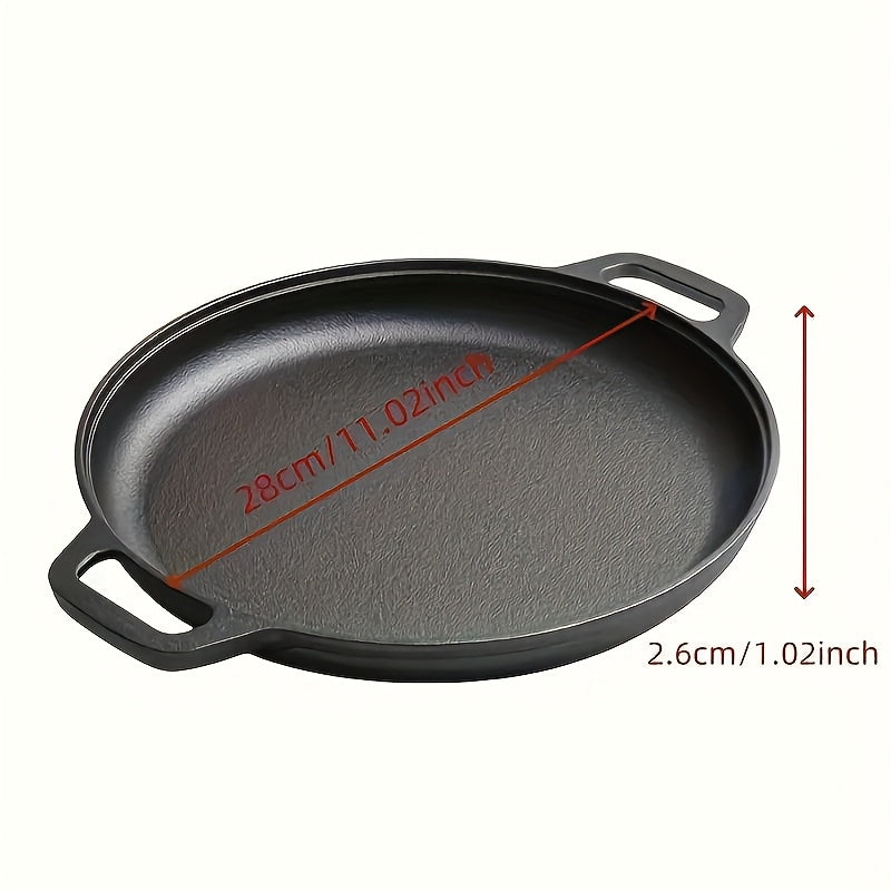 Versatile Cast Iron Griddle for Perfectly Even Cooking