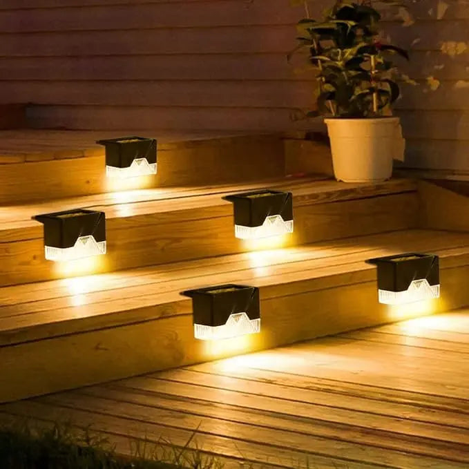 Solar Stair Lights – Exterior Lighting with Automatic Activation