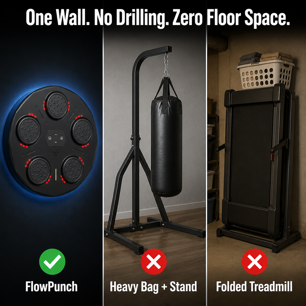 FlowPunch™ — Strike to the Rhythm and Beat Stress in 15-Minute Rounds