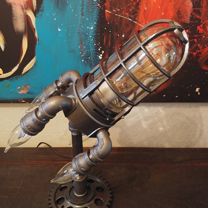 Steam Punk Rocket Light