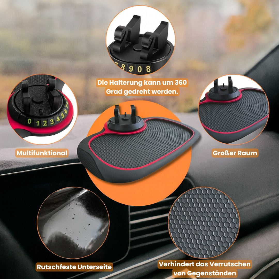 SmartGrip Dashboard Organizer Mat with Phone Holder