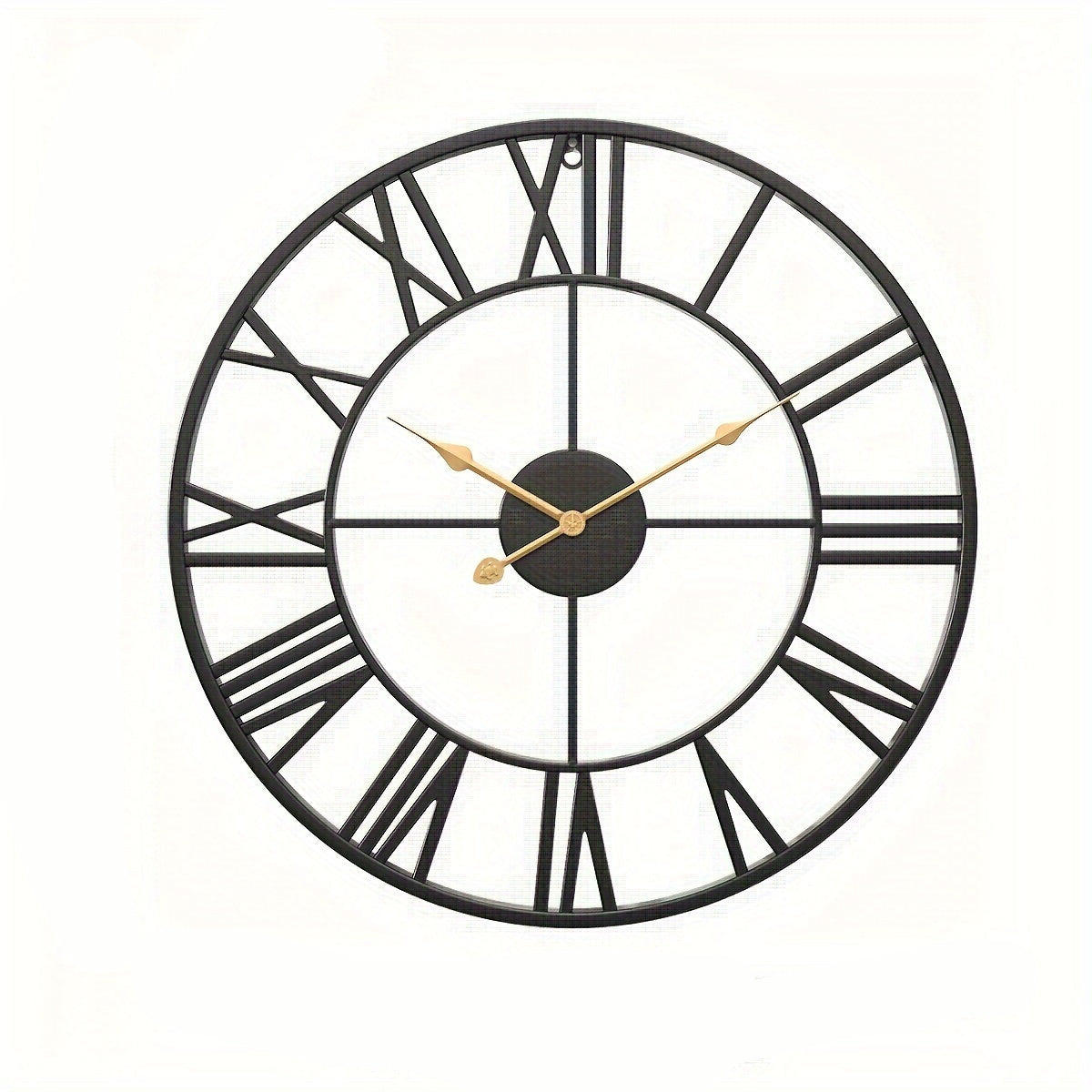 TranquilTime - Elegant Silent Round Wall Clock for Bedrooms