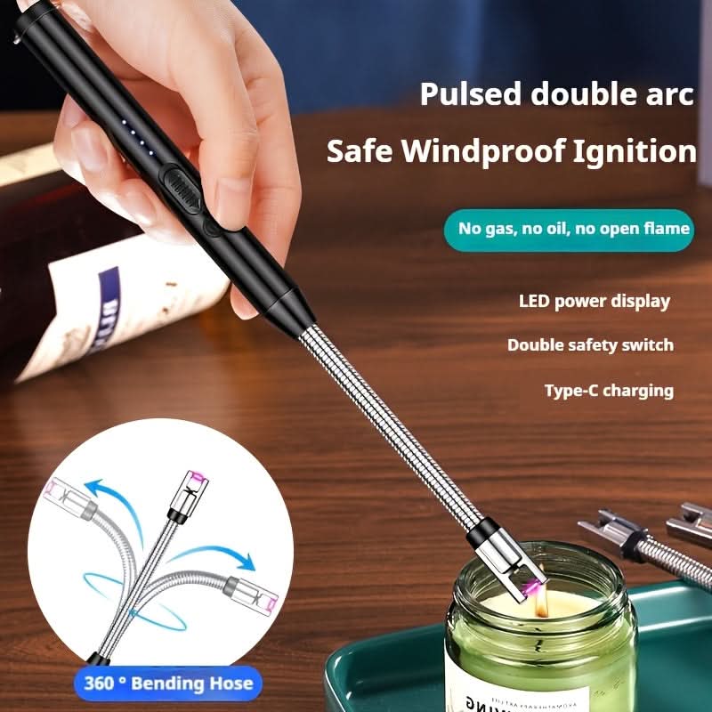 Travel-Friendly Windproof Lighter for Outdoor Cooking