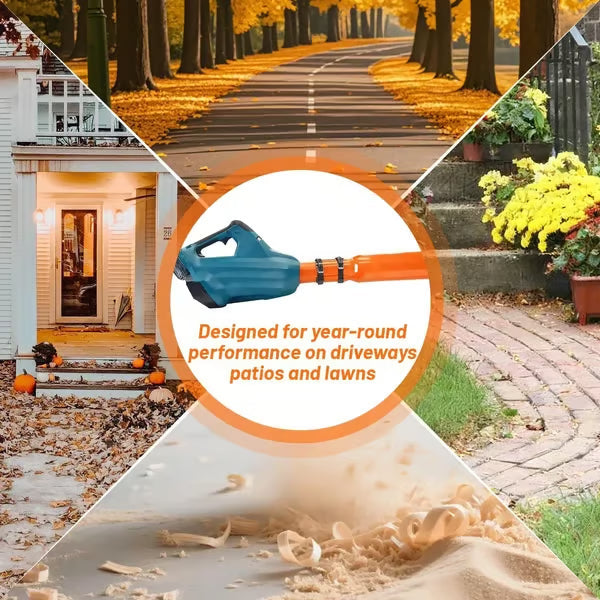 Leaf Blower Airflow Booster Attachment | Flow Enhancer | Quick Tool-Free Installation | AirJetPro