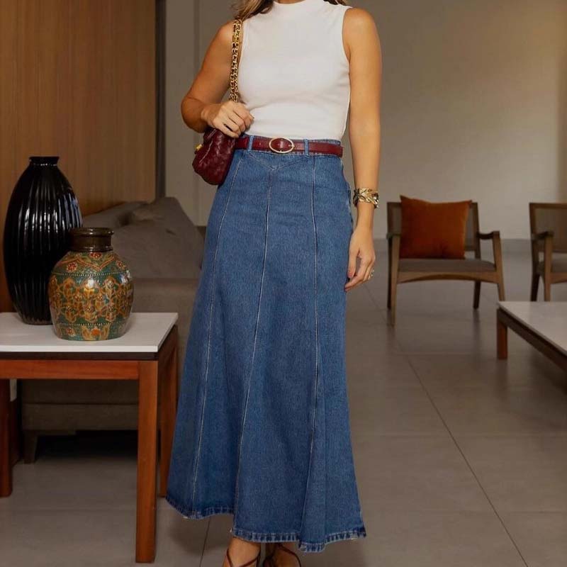 CurveCharm™ Maxi Skirt — Glide Through Your Day Feeling Effortlessly Sleek & Unstoppable