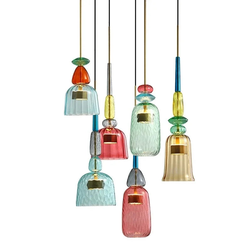 Adjustable Suspension Vibrant Hanging Pendant Lamp