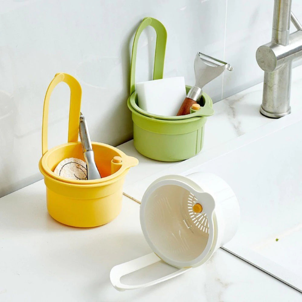 Sink Drying Basket | Storage Drain | Odorless & Fresh | FlowEase