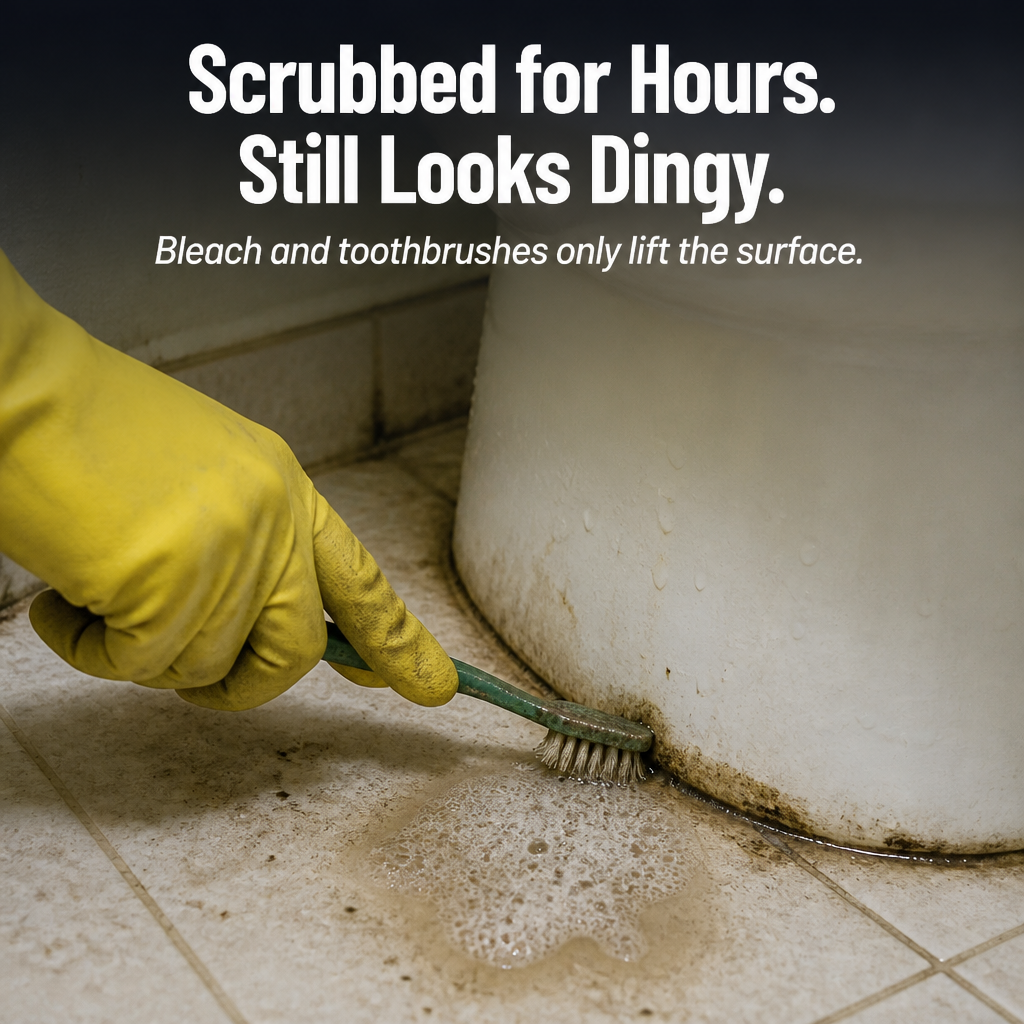 BioShieldSeal™ — Restore Yellowed Grout Lines to Fresh White in 20 Minutes