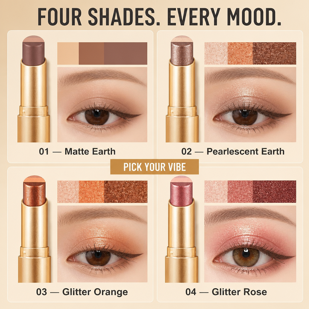 LushAura™ — Create a 3-Shade Eye Look Like a Pro in Less Than 30 Seconds