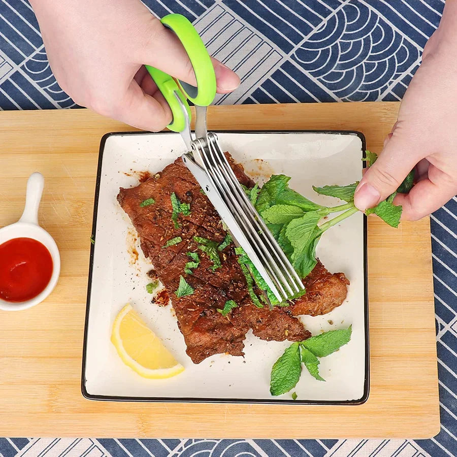 SwiftSlice™ Herb & Veggie Shears — Slice Faster, Chop Easier, Cook Happier