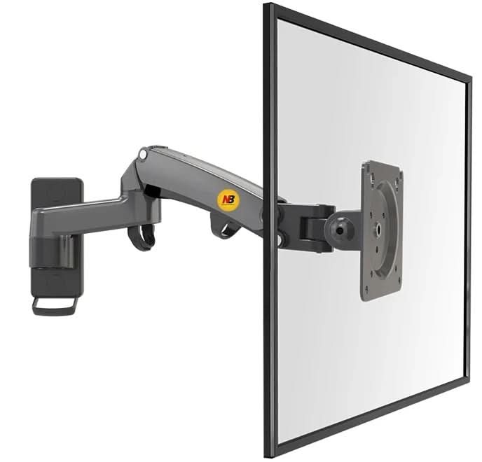 Gas Spring Wall Mount Arm for Monitors