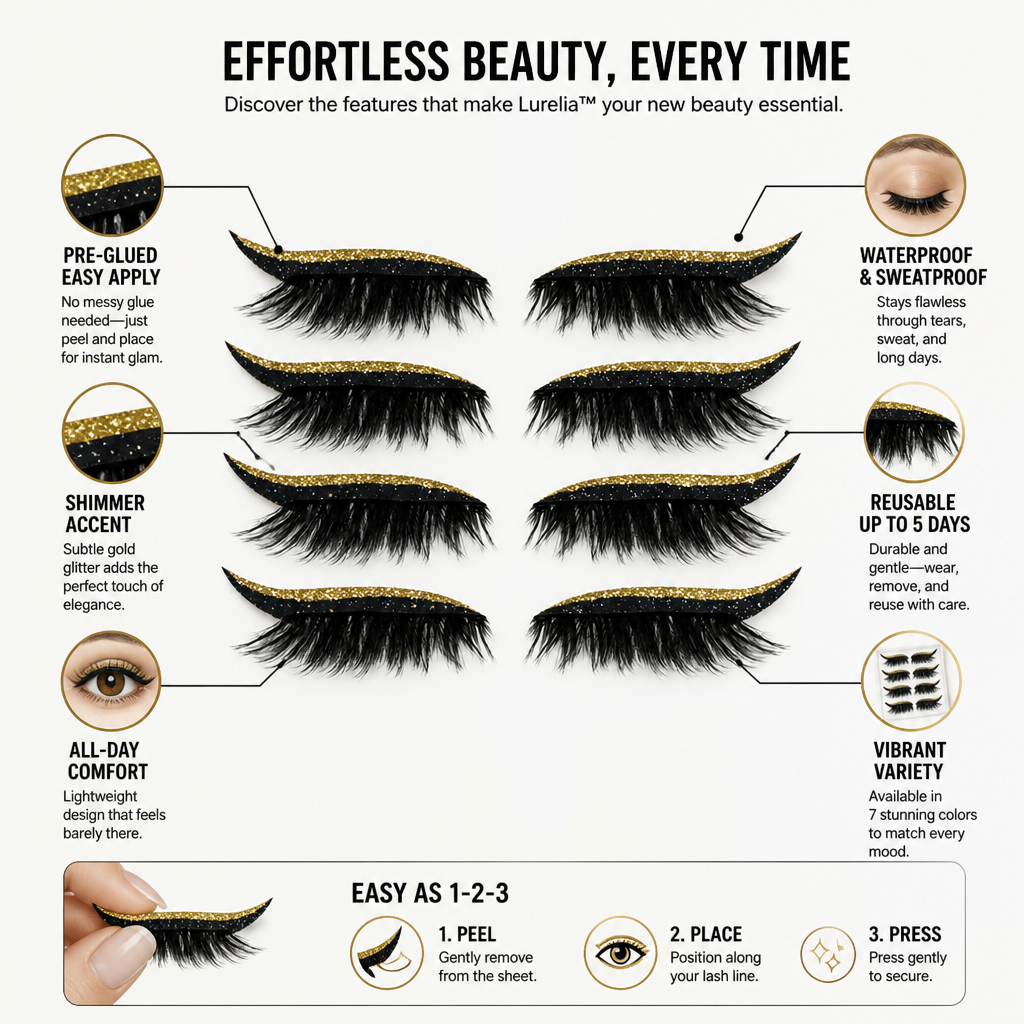 Lurelia™ — Unlock Effortless, All-Day Eye Confidence That Turns Heads