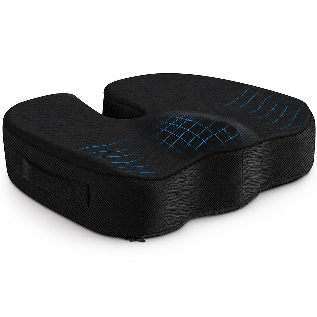 SpinaRest™ — Sit Confidently Pain-Free and Power Through Your Day