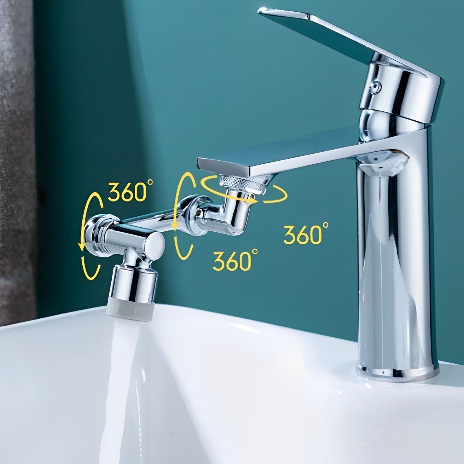 AquaFlex™ Tap — Take Full Control of Every Drop and Clean Every Corner Effortlessly