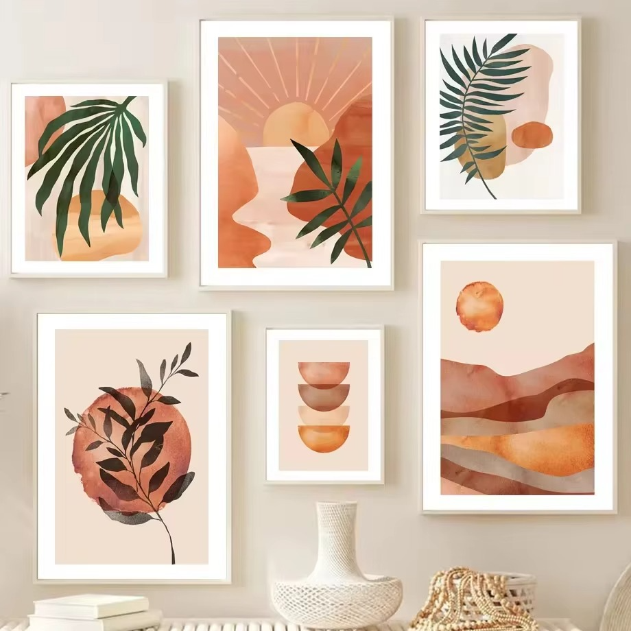 Artistic Waterproof Canvas Print for Vibrant Home Décor
