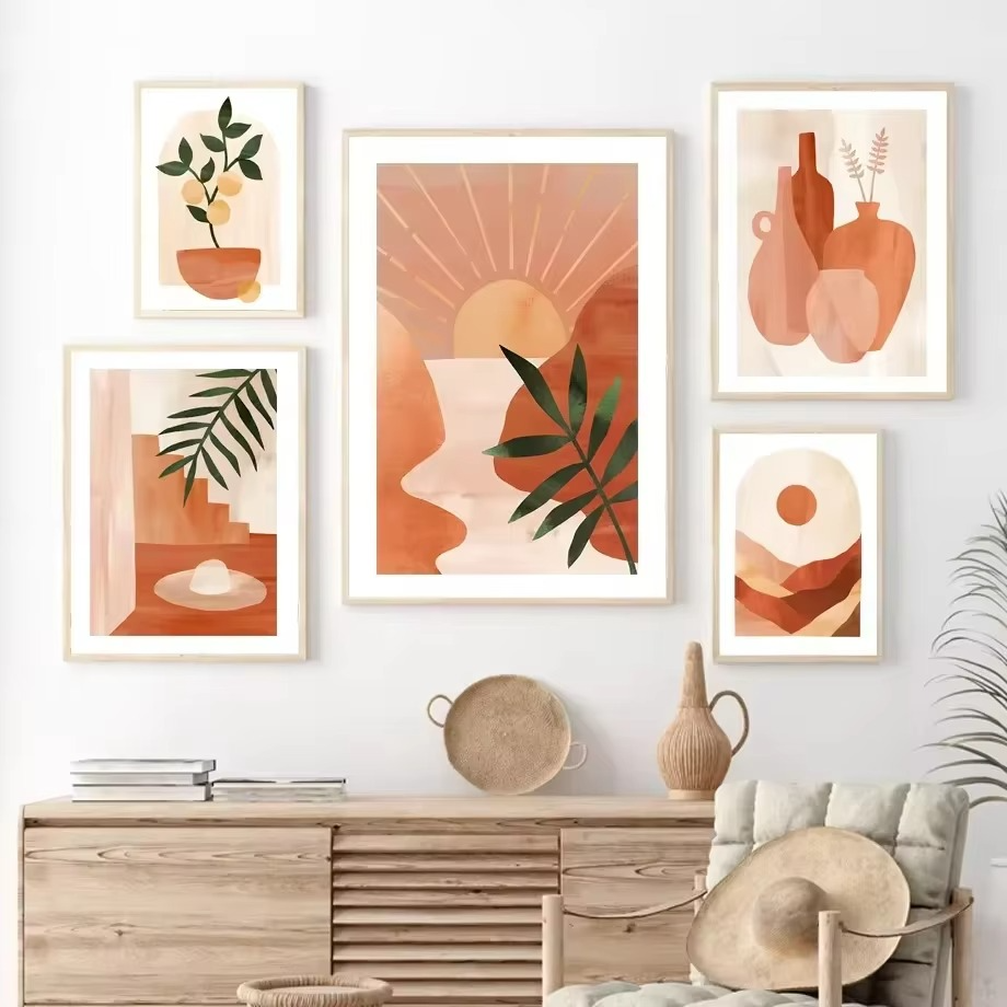 Artistic Waterproof Canvas Print for Vibrant Home Décor
